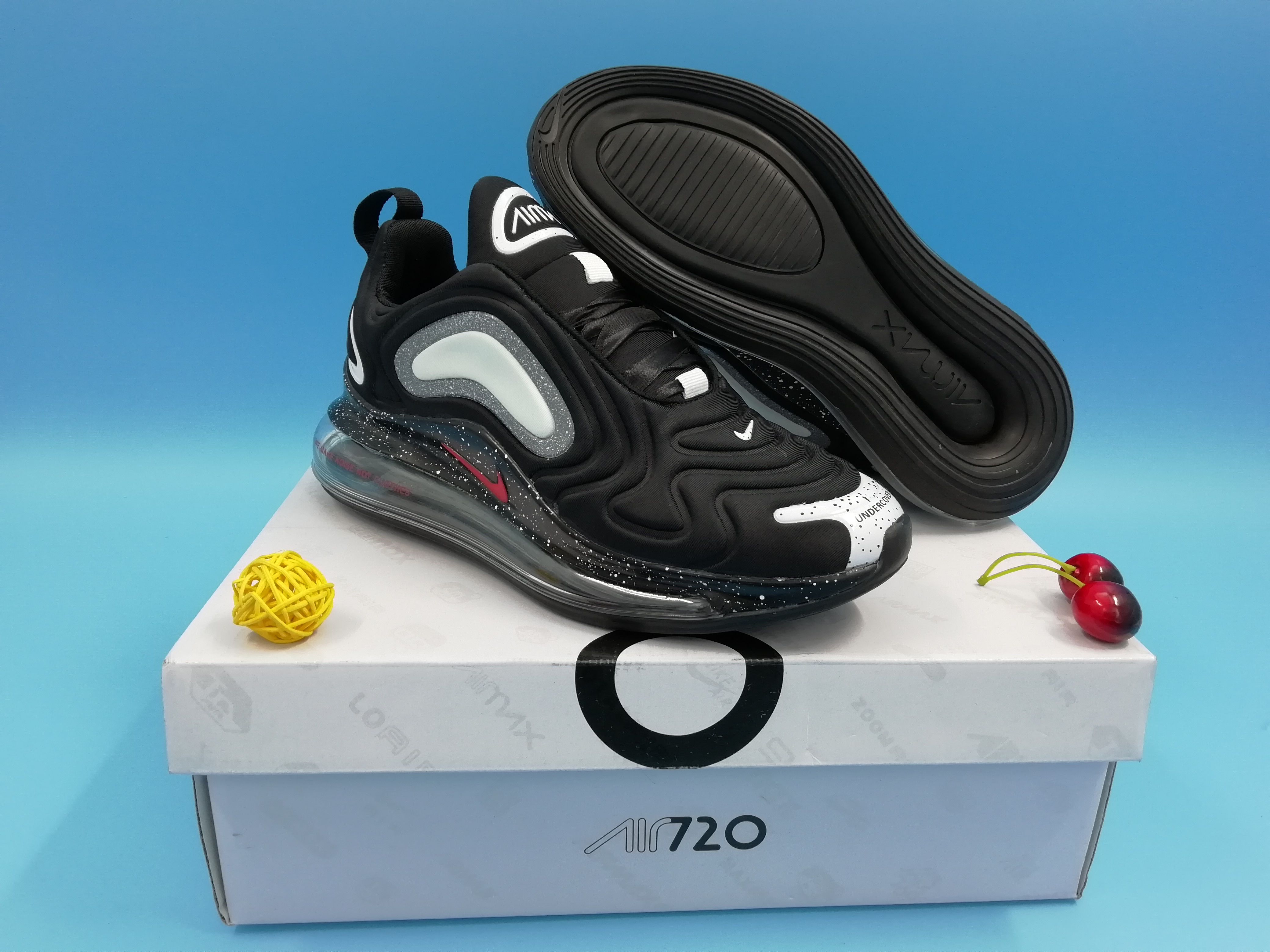 Official Nike Air Max 720 Black White Lover Shoes